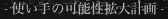 �g����̉\���g��v��